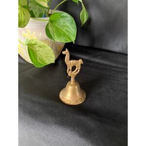 Andean Peruvian Llama Brass Bell